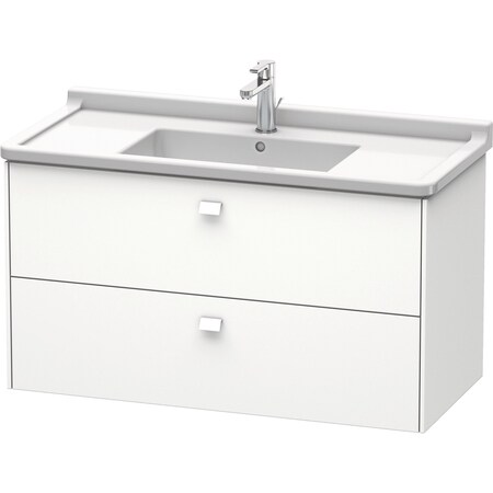 Brioso Wall-Mounted Vanity Unit White Matt